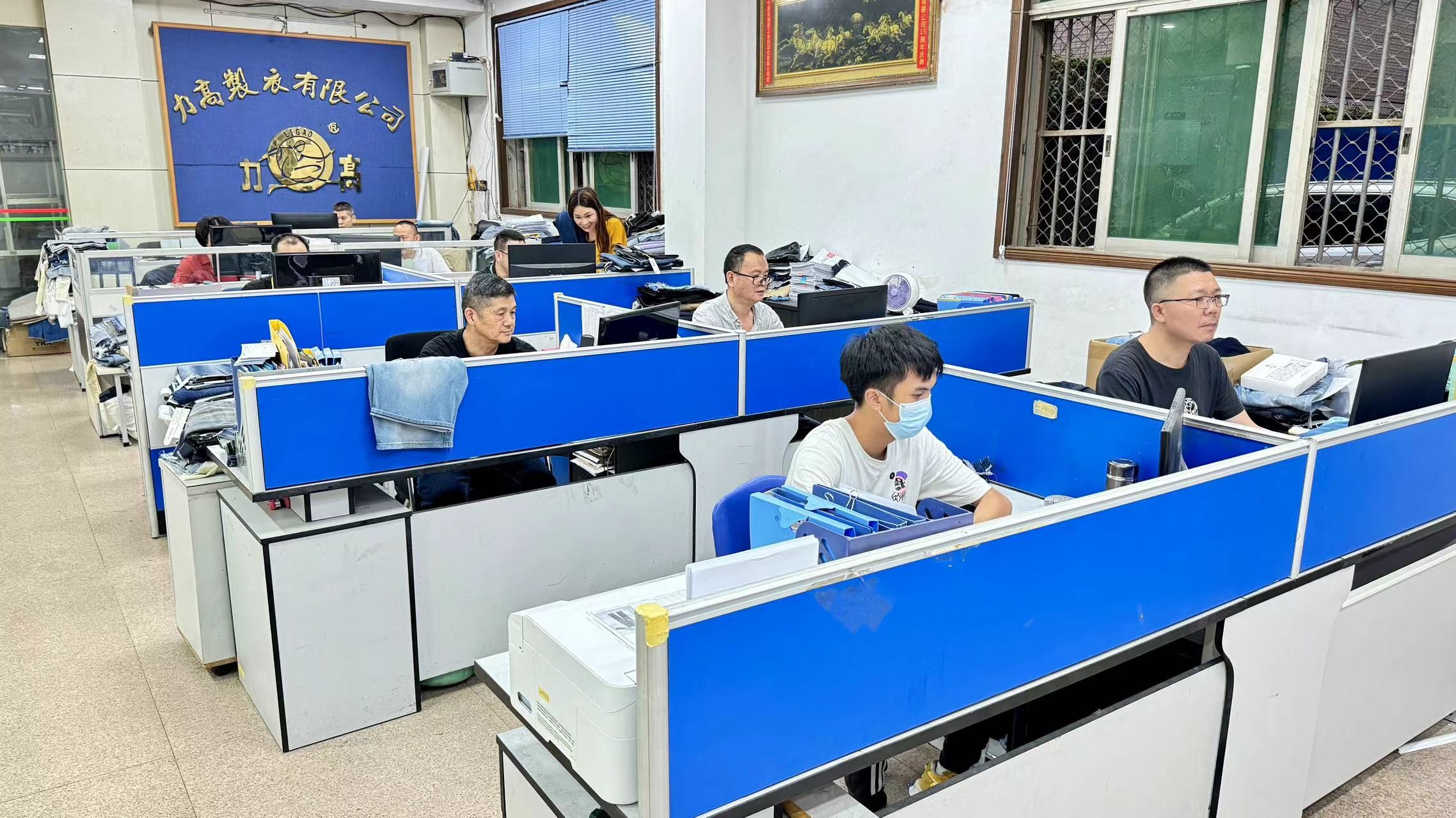 Guangdong Shunde Leka Clothing Design Co., Ltd Fabrik Produktionslinie