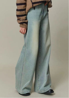 Lose-Fit-Breitbein-Design mit mittlerer, hoher Taille