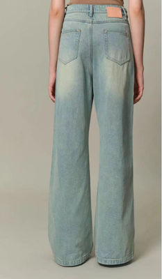 Lose-Fit-Breitbein-Design mit mittlerer, hoher Taille
