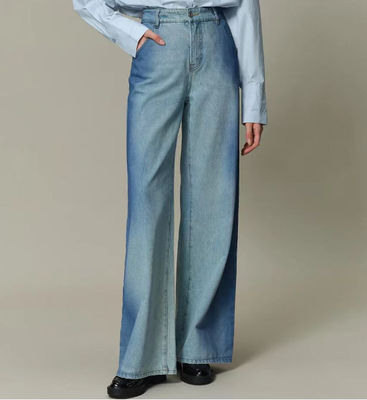 Lose-Fit-Breitbein-Design mit mittlerer, hoher Taille