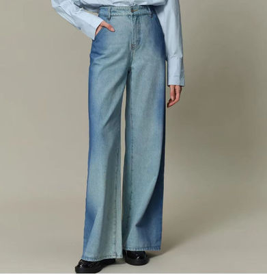 Lose-Fit-Breitbein-Design mit mittlerer, hoher Taille
