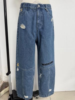 Original hochpräzise Stickerei Denim Boden für ein einzigartiges Design