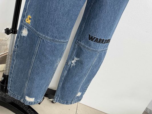 Original hochpräzise Stickerei Denim Boden für ein einzigartiges Design