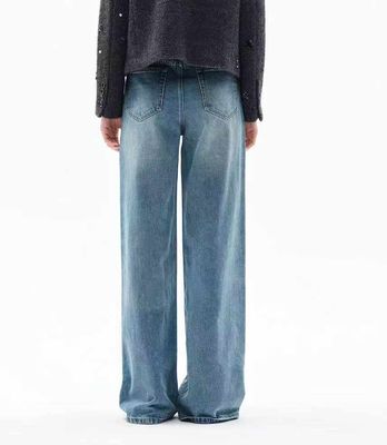 Breitbein Jeans mit hoher Taille für eine klassische und schmeichelhafte Silhouette
