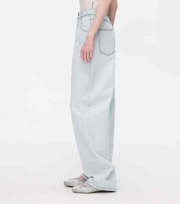 Bananenschnitt geschwungenes Design schmeichelhaft gerade Bein Jeans verschiedene Körpertypen