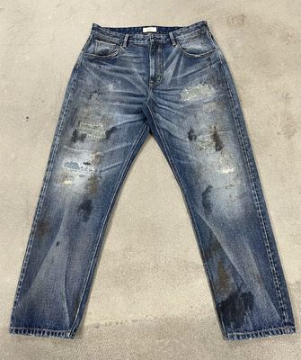 Stylische Vintage-Männer-Heavy Wash Jeans für einen klassischen gestressten Look