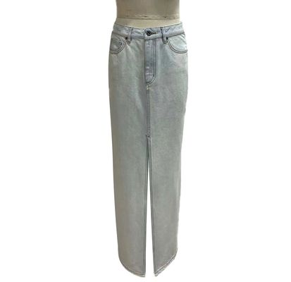 Denim-Boden mit hoher Taille für eine schmeichelhafte längliche Silhouette
