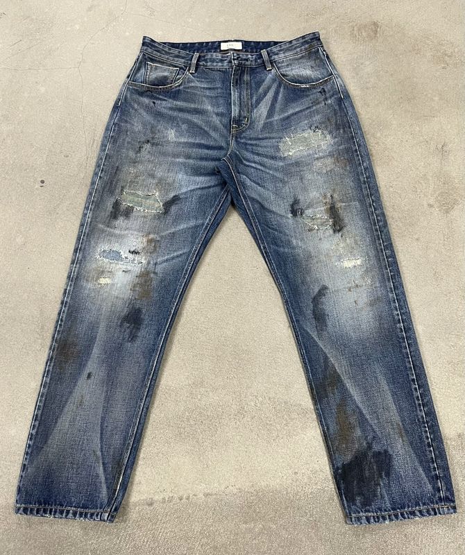 Stylische Vintage-Männer-Heavy Wash Jeans für einen klassischen gestressten Look
